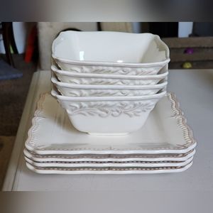 JCPenney Home 'Amberly' 4 setting Dish Set
